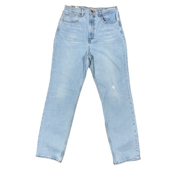 Levi's 70s High Slim Straight Jeans Women's W30 L29 Light Wash Distressed - Picture 1 of 9